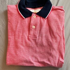Aeropostale Red Polo Shirt with Black Collar